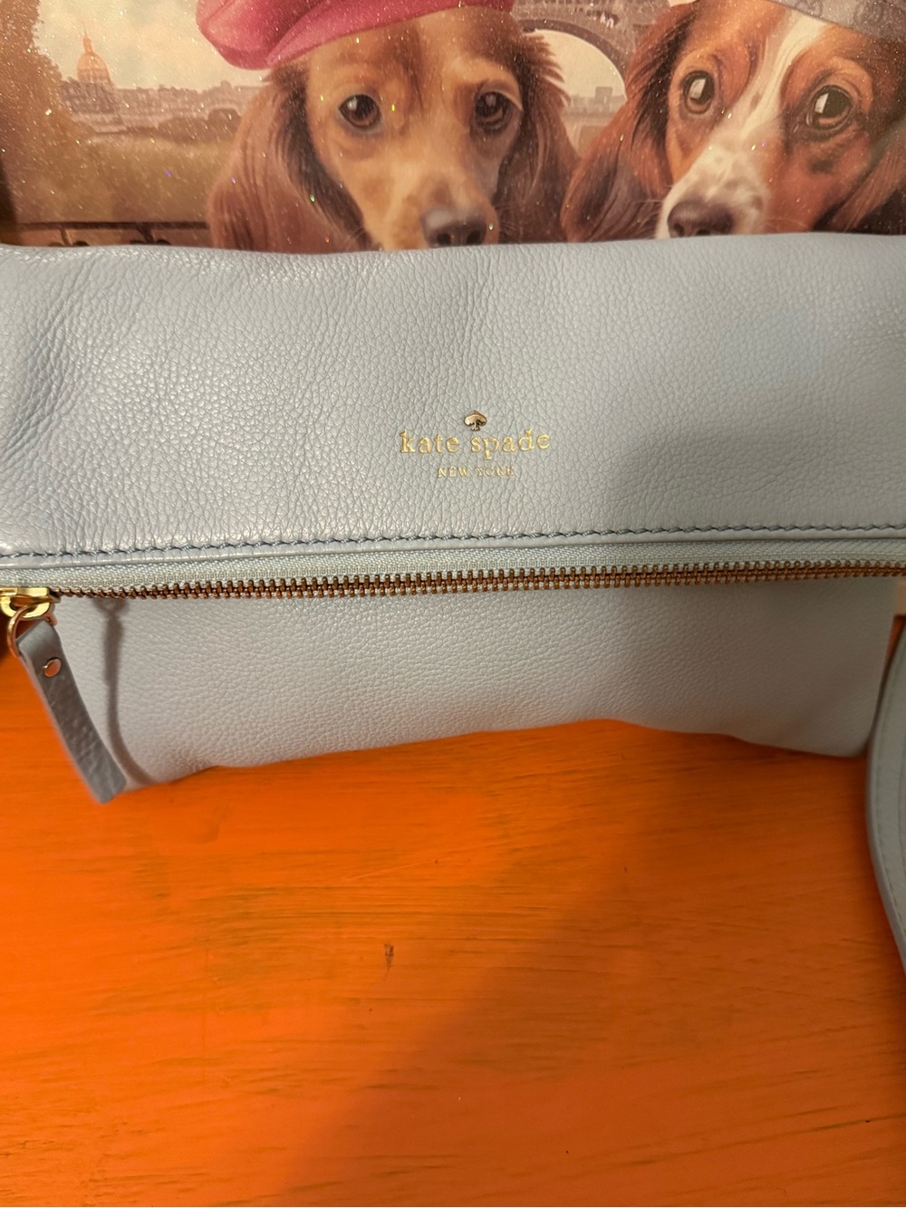 Kate Spade Carson Cobble Hill Foldover Crossbody EUC - Picture 3 of 12